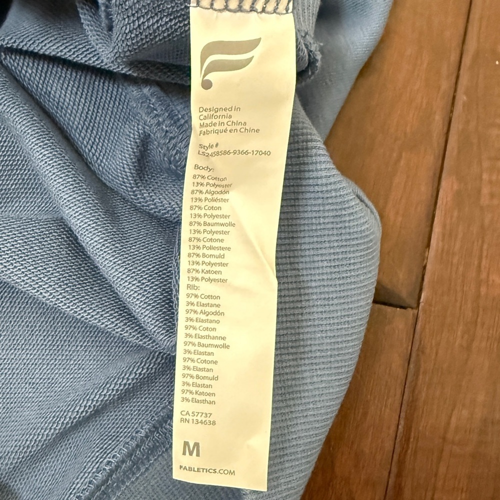 NWT - Fabletics Year Round Terry Polo Sweatshirt | Womens | M - Picture 12 of 12
